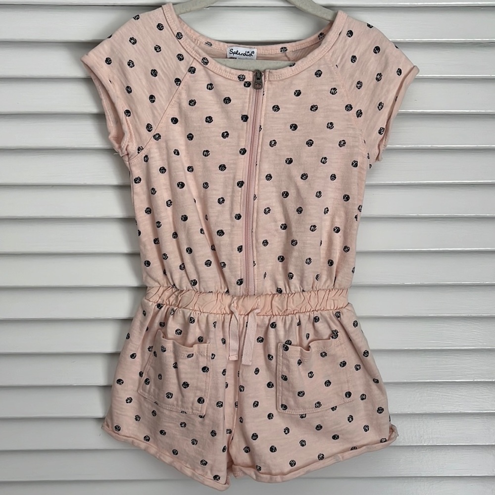 Splendid Shorts Romper Polka Dot sz 4 - 5